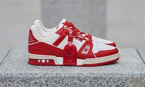 louis vuitton sneakers red